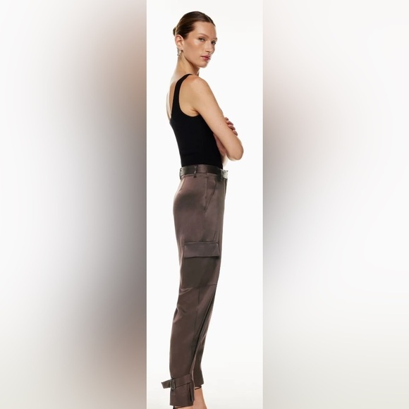 Babaton Refined Satin Cargo Pants - Picture 11 of 11